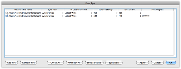 database sync